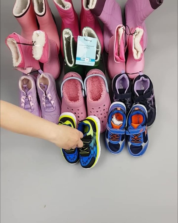 Фотография  608 - Обувь ALDI дети лето#10 кг, ЛОТ №4456 оптом в Краснодаре и Краснодарском крае