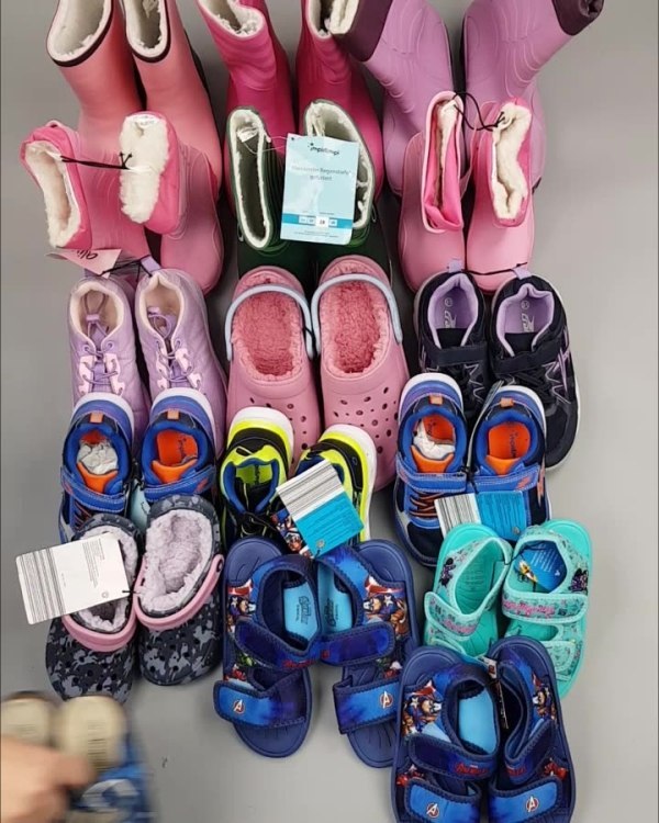 Фотография  458 - Обувь ALDI дети лето#10 кг, ЛОТ №4456 оптом в Краснодаре и Краснодарском крае