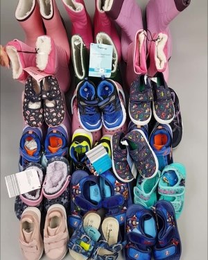 Фотография  605 - Обувь ALDI дети лето#10 кг, ЛОТ №4456 оптом в Краснодаре и Краснодарском крае