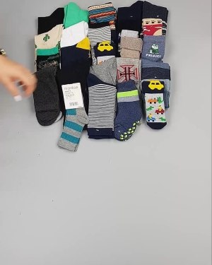 Фотография  565 - Носки дети СТОК зима#5 кг, ЛОТ №4870 оптом в Краснодаре и Краснодарском крае