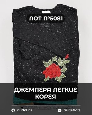 Купить Джемпера легкие Корея#20 шт, ЛОТ №5081 оптом в Краснодаре и Краснодарском крае