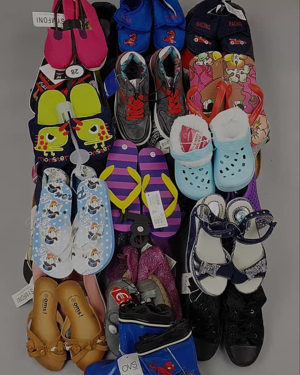 Фотография  957 - Обувь детская СТОК Summer#7,85 кг, ЛОТ №6196 оптом в Краснодаре и Краснодарском крае