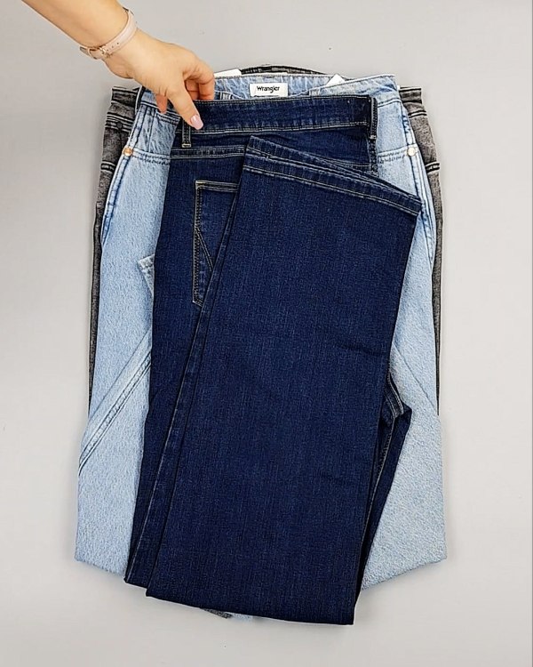 Фотография  968 - Джинсы WRANGLER м/ж#8,1 кг, ЛОТ №7011 оптом в Краснодаре и Краснодарском крае