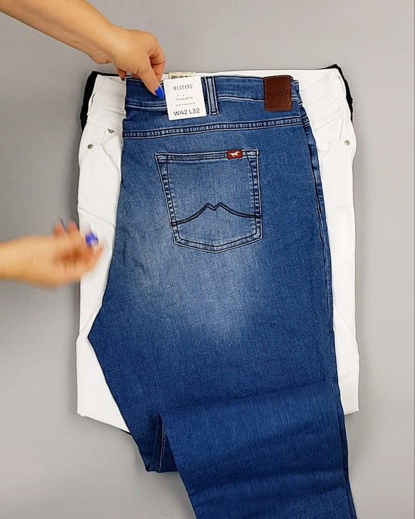 Фотография  572 - Джинсы MUSTANG м/ж#5 кг, ЛОТ №6957 оптом в Краснодаре и Краснодарском крае