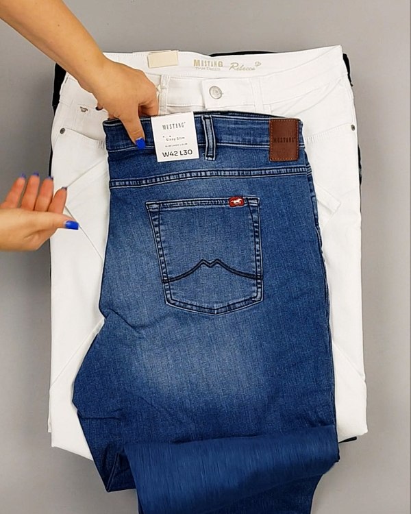 Фотография  356 - Джинсы MUSTANG м/ж#5 кг, ЛОТ №6961 оптом в Краснодаре и Краснодарском крае