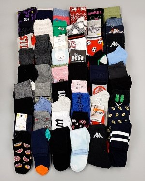 Купить Носки дети СТОК зима#5 кг, ЛОТ №6988 оптом в Краснодаре и Краснодарском крае