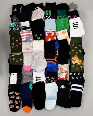 Фотография  595 - Носки дети СТОК зима#5 кг, ЛОТ №6988 оптом в Краснодаре и Краснодарском крае