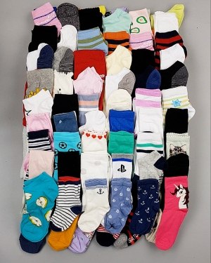 Фотография  107 - Носки дети СТОК лето#5 кг, ЛОТ №6992 оптом в Краснодаре и Краснодарском крае