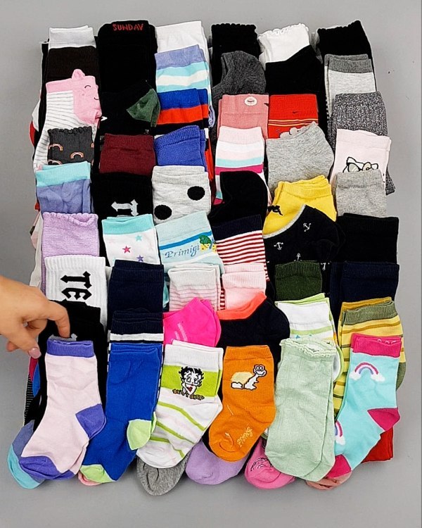 Фотография  533 - Носки дети СТОК лето#5 кг, ЛОТ №6993 оптом в Краснодаре и Краснодарском крае