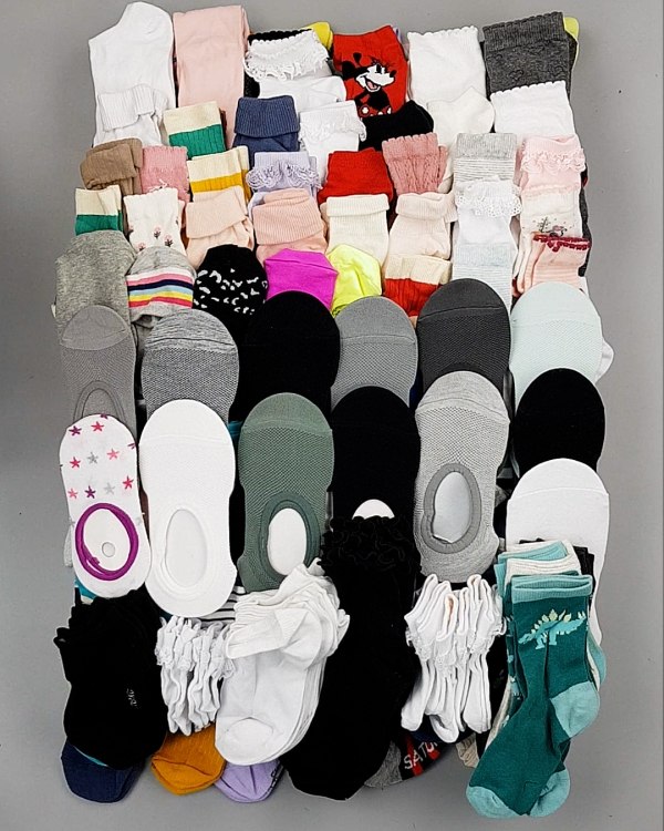 Фотография  901 - Носки дети СТОК лето#5 кг, ЛОТ №6992 оптом в Краснодаре и Краснодарском крае