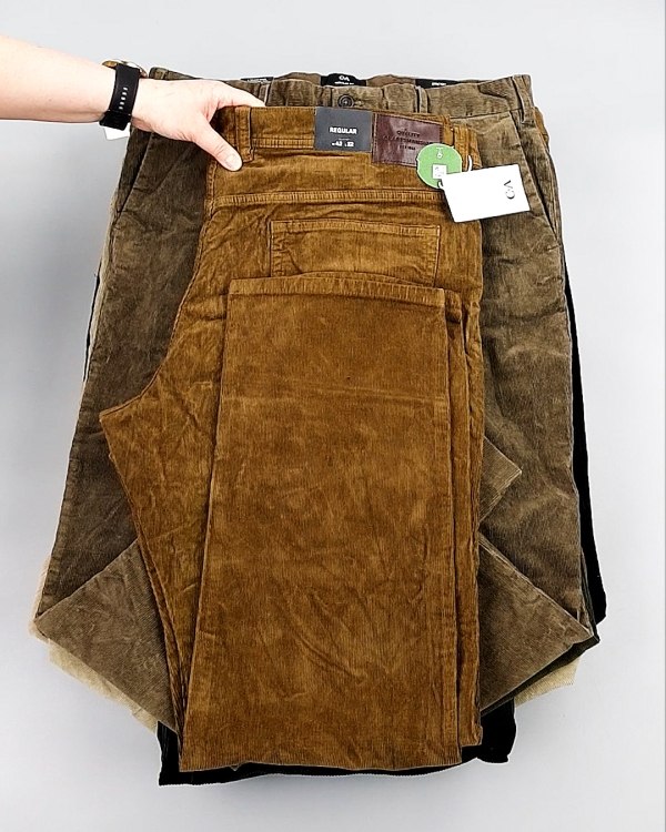 Фотография  207 - Брюки вельветовые м/ж C&A 025#10 кг, ЛОТ №8031 оптом в Краснодаре и Краснодарском крае