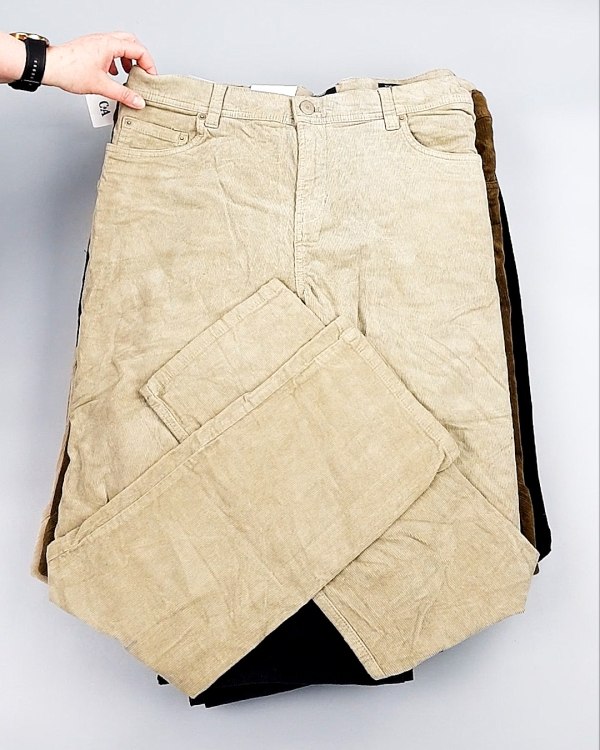 Фотография  532 - Брюки вельветовые м/ж C&A 025#10 кг, ЛОТ №8031 оптом в Краснодаре и Краснодарском крае