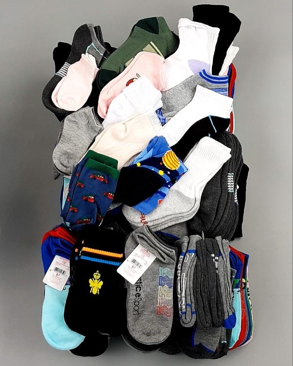 Фотография  693 - Носки дети лето CAN 084#5 кг, ЛОТ №8000 оптом в Краснодаре и Краснодарском крае