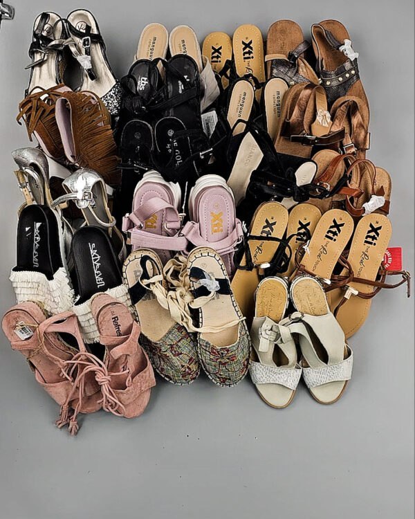 Фотография  595 - Обувь босоножки#11,6 кг, ЛОТ №8768 оптом в Краснодаре и Краснодарском крае