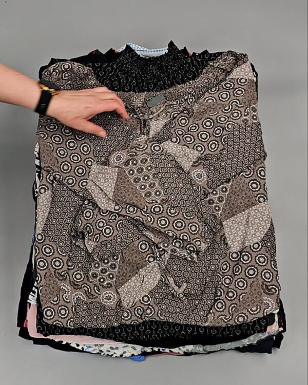 Фотография  869 - Блузки S#25 кг, ЛОТ № ВК0083 оптом в Краснодаре и Краснодарском крае