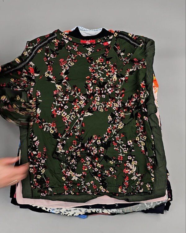 Фотография  968 - Блузки S#25 кг, ЛОТ № ВК0083 оптом в Краснодаре и Краснодарском крае