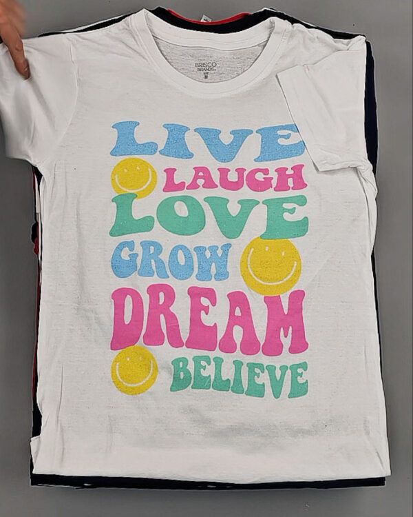 Фотография  883 - Футболки м/ж (Printed T-Shirts New)#5 кг, ЛОТ №8913 оптом в Краснодаре и Краснодарском крае