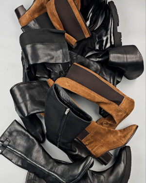 Купить Сапоги Италия #7 шт, ЛОТ СТ-9678 оптом в Краснодаре и Краснодарском крае