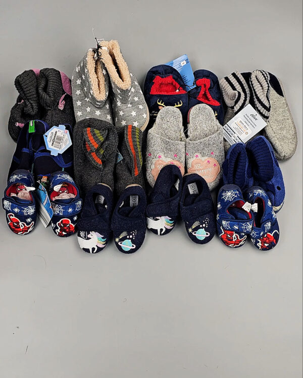 Фотография  300 - Обувь домашняя дети СТОК 065#3,2 кг, ЛОТ СТ-9727 оптом в Краснодаре и Краснодарском крае