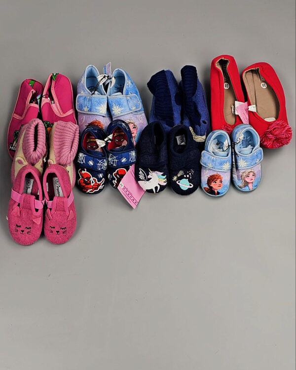 Фотография  981 - Обувь домашняя дети СТОК 065#3,3 кг, ЛОТ СТ-9728 оптом в Краснодаре и Краснодарском крае