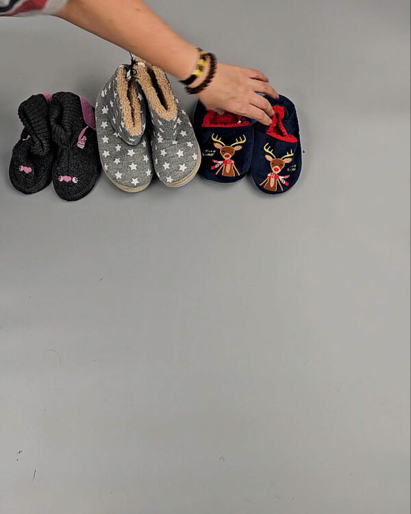 Фотография  236 - Обувь домашняя дети СТОК 065#3,2 кг, ЛОТ СТ-9727 оптом в Краснодаре и Краснодарском крае