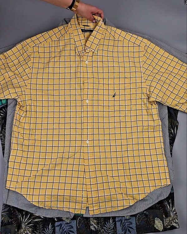 Фотография  514 - Рубашки (Oversize Man Shirts Premium)#20,3 кг, ЛОТ СХ-0242 оптом в Краснодаре и Краснодарском крае